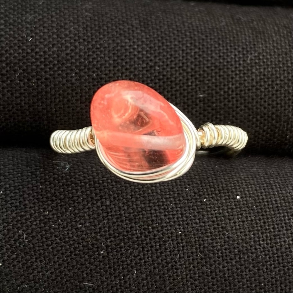 Crystal ring.